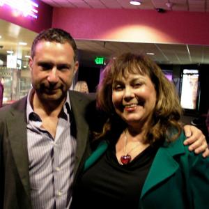 Alan Poul & Bunny at Premiere of 