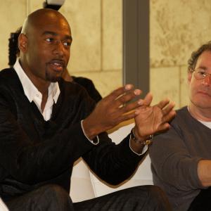 Michael Elliot speaking on a screenwriting panel at the Dallas International Film Festival 2012