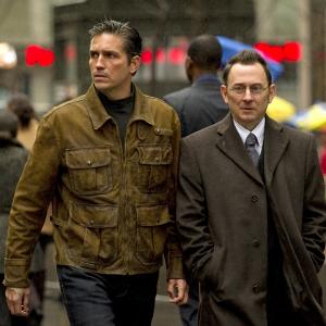 Still of Jim Caviezel and Michael Emerson in Person of Interest (2011)