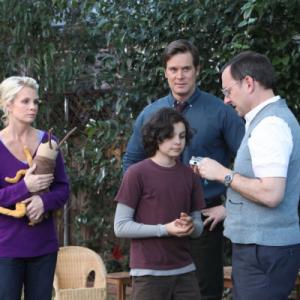 Still of Monica Potter Michael Emerson Peter Krause and Max Burkholder in Parenthood 2010