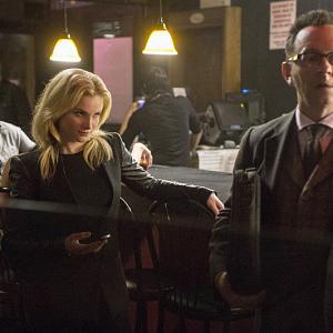Still of Michael Emerson and Larisa Polonsky in Person of Interest 2011