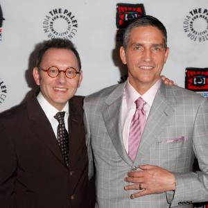 Jim Caviezel and Michael Emerson at event of Person of Interest 2011