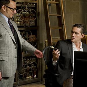 Still of Jim Caviezel and Michael Emerson in Person of Interest Many Happy Returns 2012
