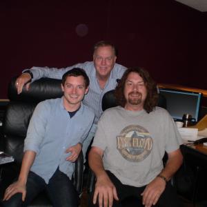 Recording session with Elijah Wood for History Channel's AIR WAR in HD