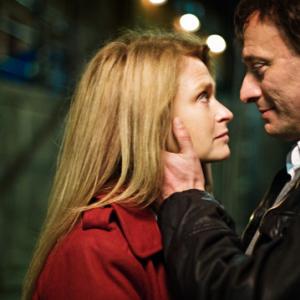Still of Lena Endre and Michael Nyqvist in Män som hatar kvinnor (2009)