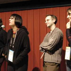 Eve Ensler, Madeleine Gavin, Gary Sunshine and Judith Katz at event of What I Want My Words to Do to You: Voices from Inside a Women's Maximum Security Prison (2003)