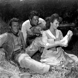Still of Clint Eastwood John Ericson and Anne Helm in Rawhide 1959