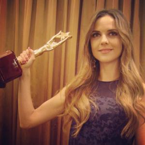 Montserrat Espadal wins the leading actress award for Crescendo