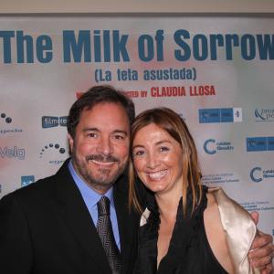 Manuel Espinosa at the postOscar party for the film Milk of Sorrow