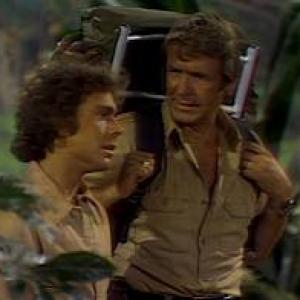 Wesley Eure and Ron Harper (Uncle Jack) in Land of the Lost