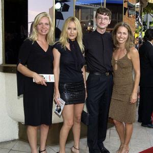 Lorraine Evanoff at the Gigli premiere with Evelyn Evanoff Angelica Hayden and Robert Townson