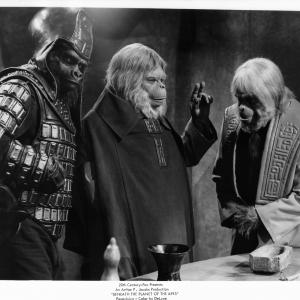 Still of Maurice Evans and James Gregory in Beneath the Planet of the Apes 1970