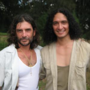 Carlos and Emilio(Eddie Bolero)in THROUGH THE EYE, 2010.