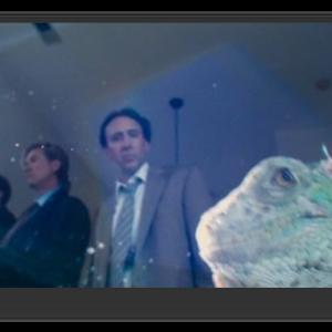 J.D. Evermore, Val Kilmer, Nicolas Cage, and Iguana in 