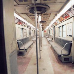 Miniature End Of Days Subway Train Interior min