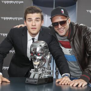Bruno Eyron and Patrick Mlleken at event of Terminator Genisys 2015