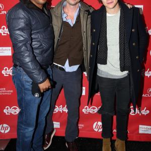 Zach Braff Donald Faison and Harry Styles at event of Wish I Was Here 2014