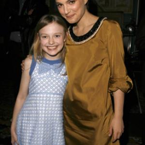 Natalie Portman and Dakota Fanning
