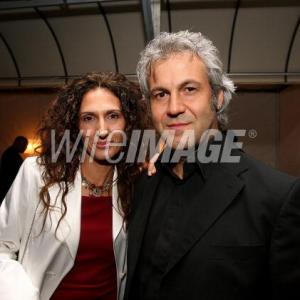 Francesca Fanti with producer Domenico Procacci