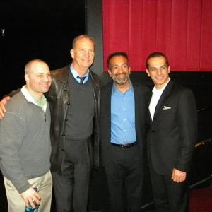 At the Los Angeles Premier of Green Zone w the writer of the book Rajiv Chandrasekaran Jerry Della Salla and Michael ONeill
