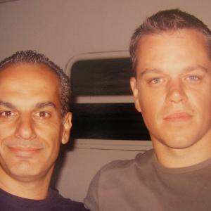 With Matt Damon