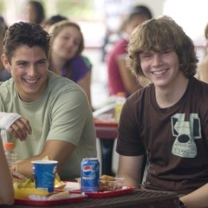 Still of Sean Faris and Evan Peters in Never Back Down (2008)