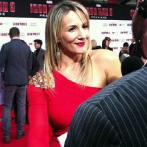 Red Carpet Interview of Sarah Farooqui at the IRON MAN 3 Premier