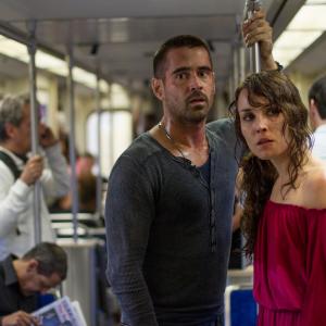 Still of Colin Farrell and Noomi Rapace in Pasmerktas mirti 2013