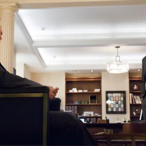 Still of Vince Vaughn and Colin Farrell in True Detective (2014)