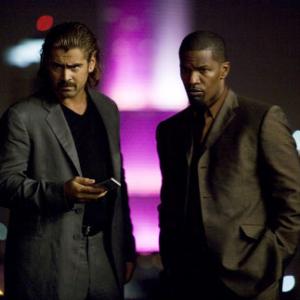 Still of Jamie Foxx and Colin Farrell in Miami Vice (2006)