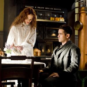 Still of Colin Farrell and Jessica Brown Findlay in Ziemos pasaka 2014
