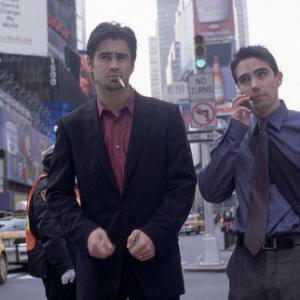 Still of Colin Farrell and Keith Nobbs in Phone Booth (2002)