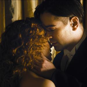 Still of Colin Farrell and Jessica Brown Findlay in Ziemos pasaka (2014)