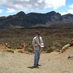 Surveying the base of Teide volcano Canary Islands for Clash of the Titans