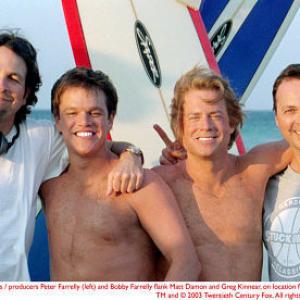Matt Damon, Greg Kinnear, Bobby Farrelly and Peter Farrelly in Visada kartu (2003)