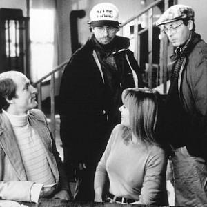 Woody Harrelson Vanessa Angel Bobby Farrelly and Peter Farrelly in Kingpin 1996
