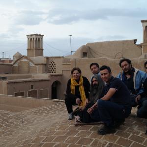 Filming in historic city of Kashan Iran