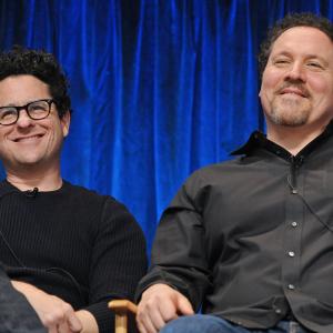 J.J. Abrams and Jon Favreau at event of Revolution (2012)