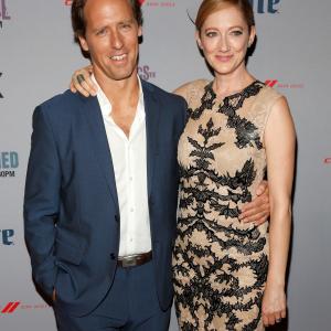 Nat Faxon and Judy Greer at event of Married 2014