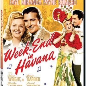 Alice Faye and John Payne in Week-End in Havana (1941)