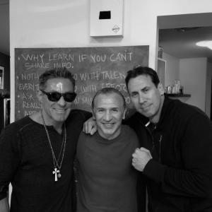 With Boom Boom Mancini and Richie Palmer at Wild Card West