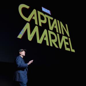 Kevin Feige at event of Captain Marvel (2018)
