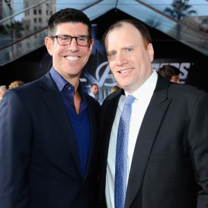 Kevin Feige and Rich Ross at event of Kersytojai 2012