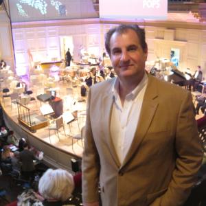 Steven Feinberg at John Williams concert, Boston Symphony Hall