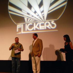 Steven Feinberg receives the George M. Cohan Ambassador Award from the Rhode Island International Film Festival 2011