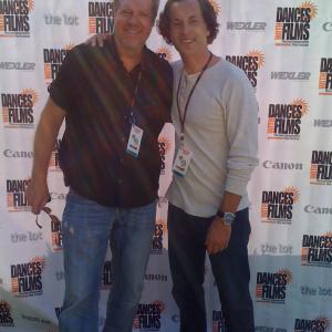 Drummer John JR Robinson & Director Todd Felderstein at the premiere of THE ROAD: RETURN TO FUNK at the 2010 Dances With Films festival in Los Angeles.