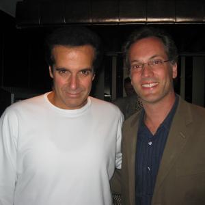 David Copperfield and Todd Felderstein at the Project Magic anniversary celebration at the MGM Grand.