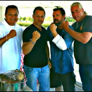 Former WBA Lightweight Champion Tony The Tiger Lopez Louis Mandylor Nick and Adam Farrow