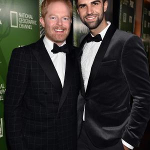 Jesse Tyler Ferguson and Justin Mikita at event of The 66th Primetime Emmy Awards (2014)