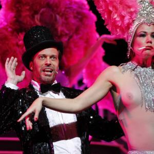 Luis Fernandez as Billy Flynn in the Venezuelan production of Chicago, the musical. 2013
